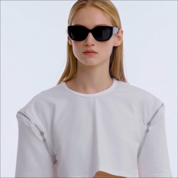Acetate Cat Eye Polarized Sunglasses with UV Protection main image 4